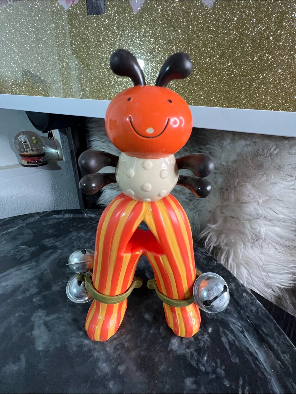 B. Toys Justb-byou Bug Bells 8” Worm Tambourine 5” Rattle Music Rattle & Shaker - Picture 6 of 8